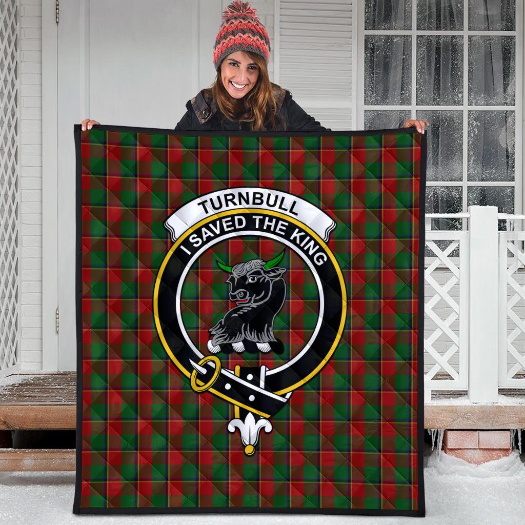 turnbull-dress-tartan-quilt-with-family-crest