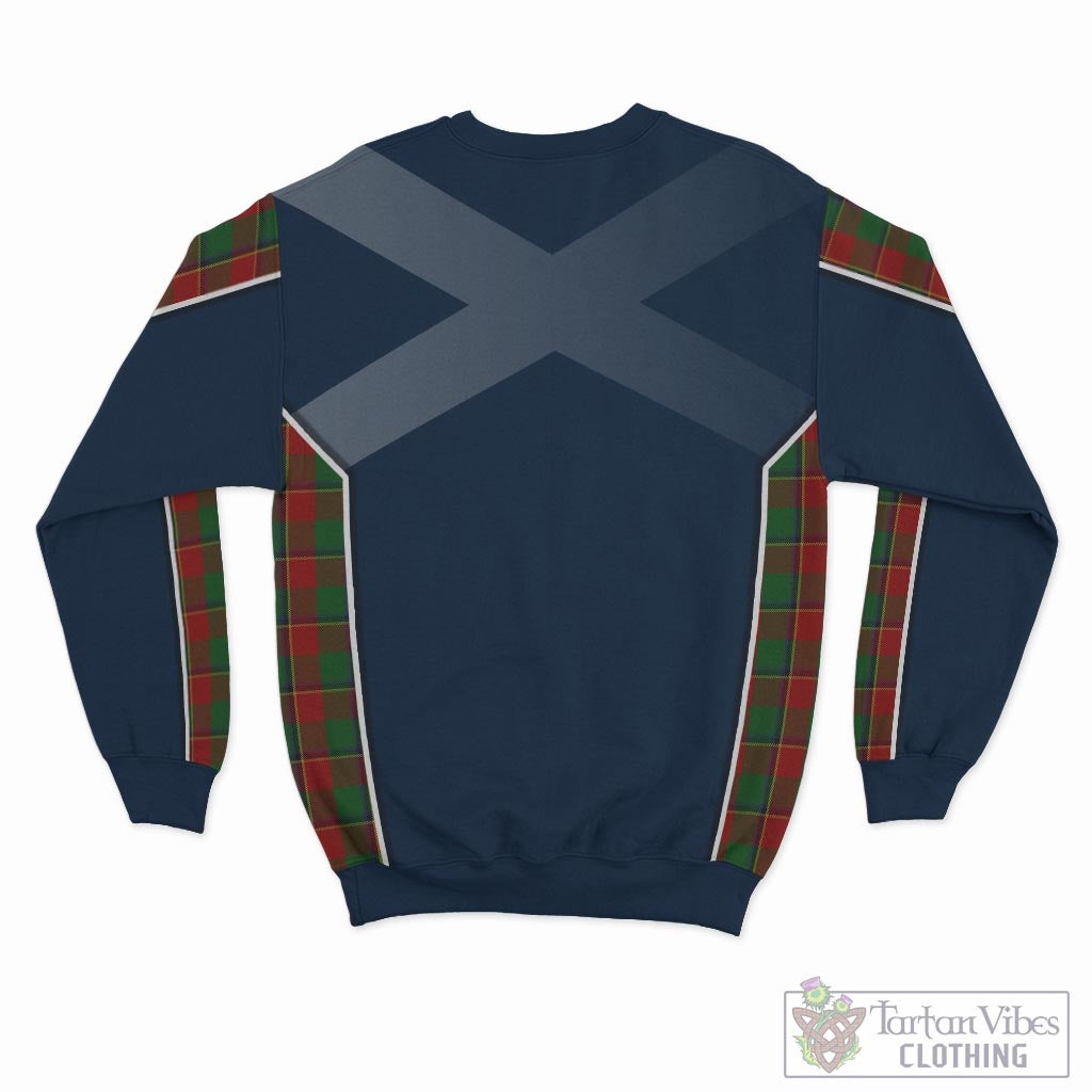 Tartan Vibes Clothing Turnbull Dress Tartan Sweater with Family Crest and Lion Rampant Vibes Sport Style
