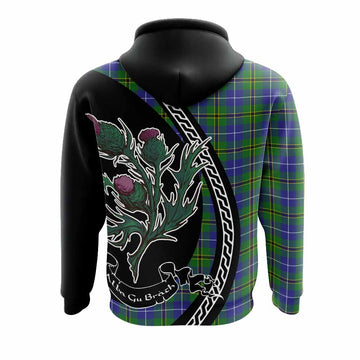 Turnbull Family Crest Tartan Hoodie Alba Thistle Inspired
