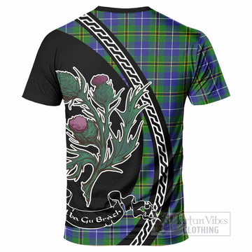 Turnbull Family Crest Tartan T-Shirt Alba Thistle Inspired - Tartan Vibes Clothing