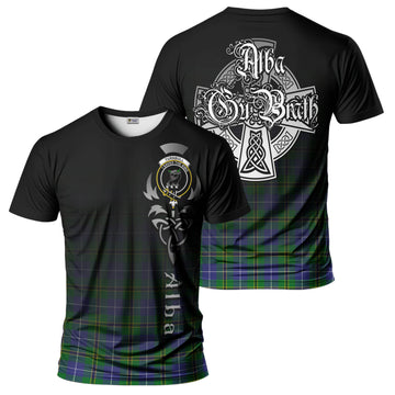 Turnbull Hunting Tartan T-Shirt Featuring Alba Gu Brath Family Crest Celtic Inspired