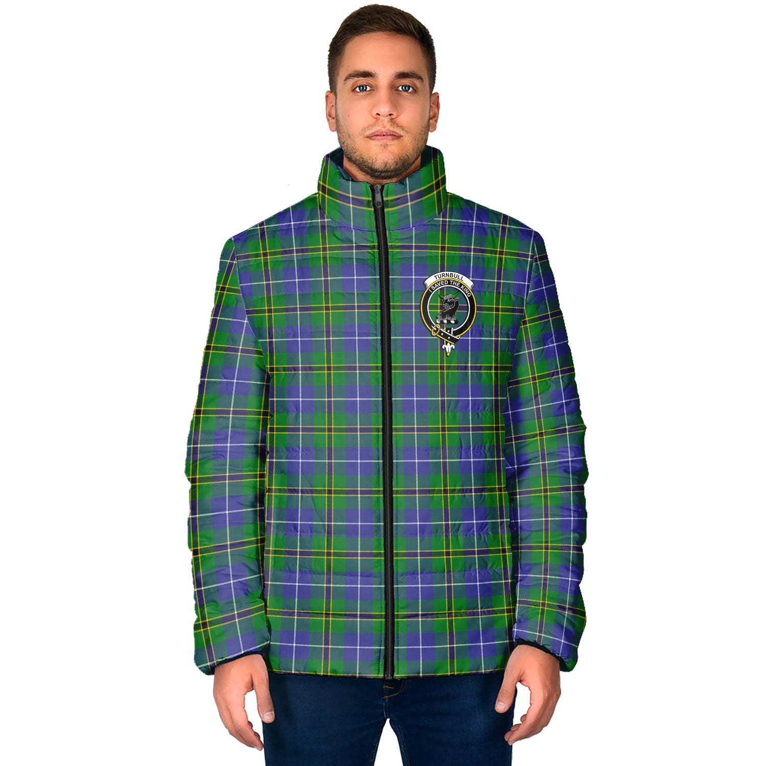 turnbull-hunting-tartan-padded-jacket-with-family-crest