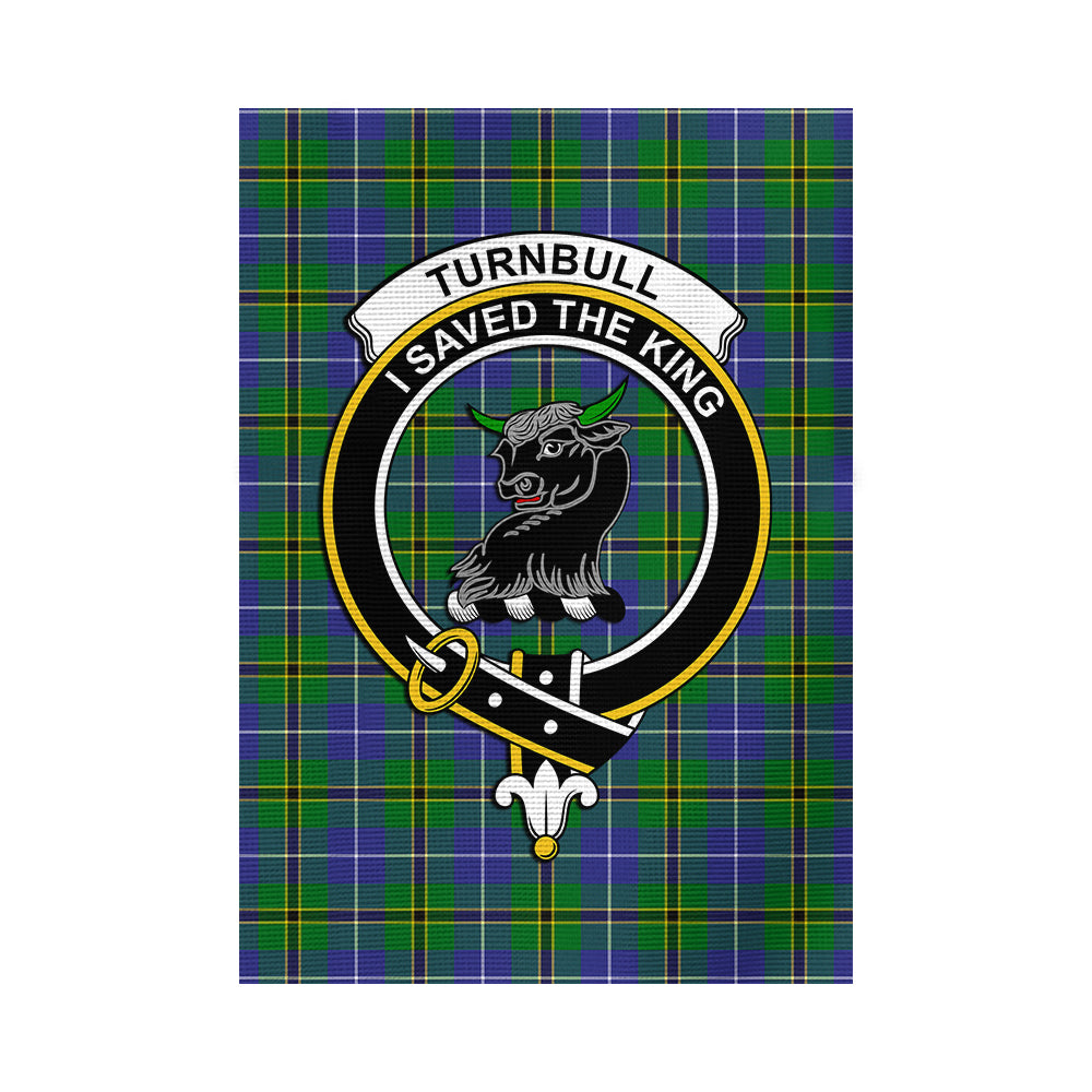 Turnbull Hunting Tartan Flag with Family Crest - Tartan Vibes Clothing