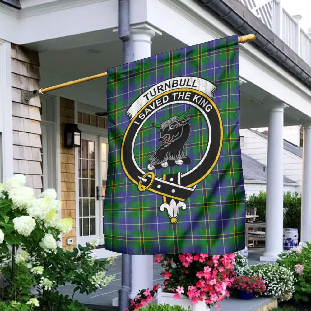 Turnbull Hunting Tartan Flag with Family Crest - Tartan Vibes Clothing