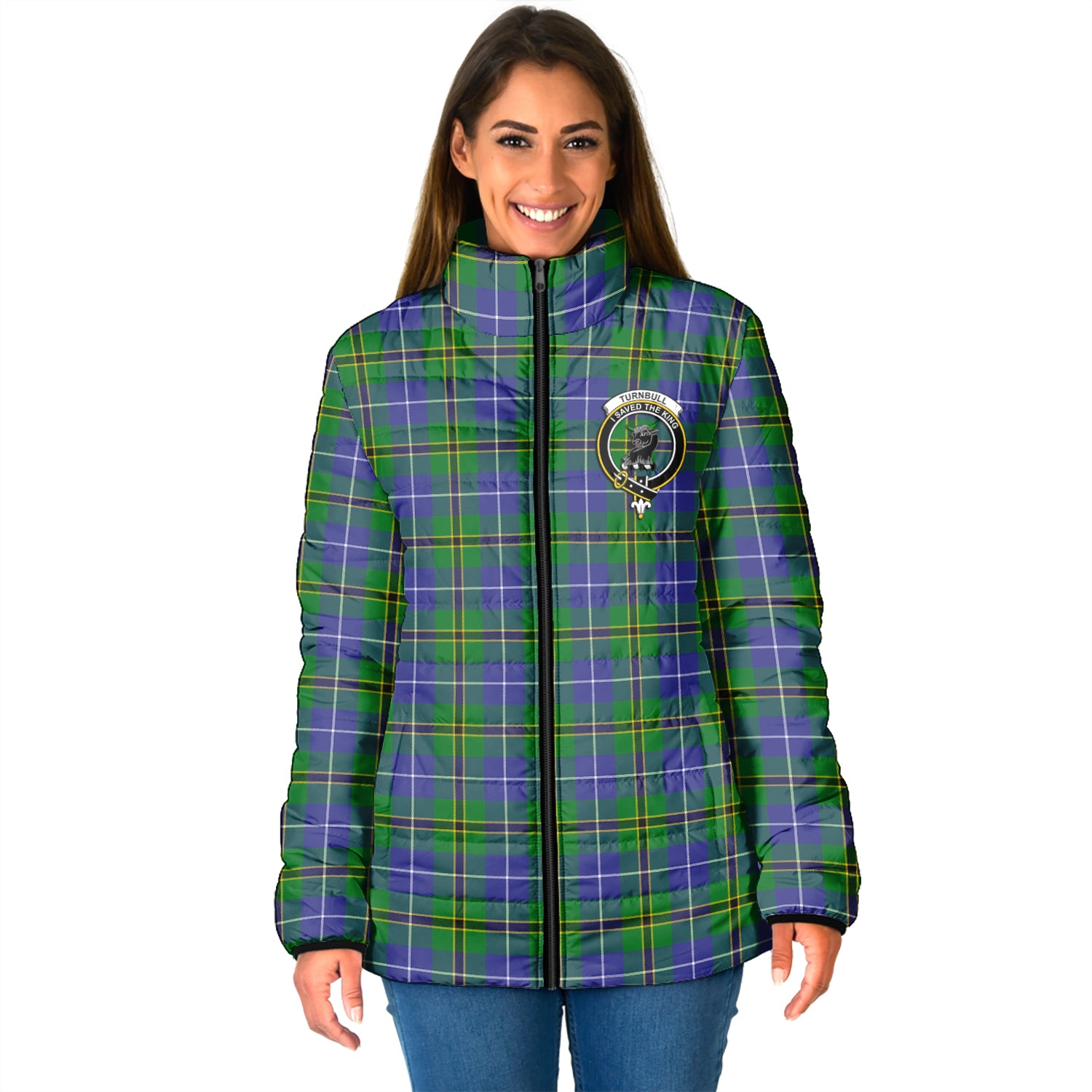 turnbull-hunting-tartan-padded-jacket-with-family-crest