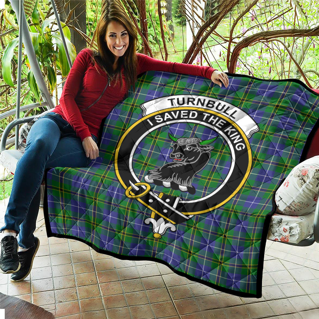 turnbull-hunting-tartan-quilt-with-family-crest