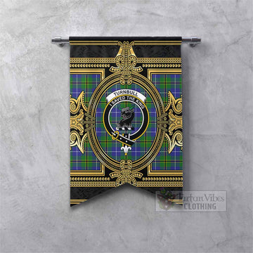 Turnbull Scottish Tartan Crest Gonfalon Royal Stylized