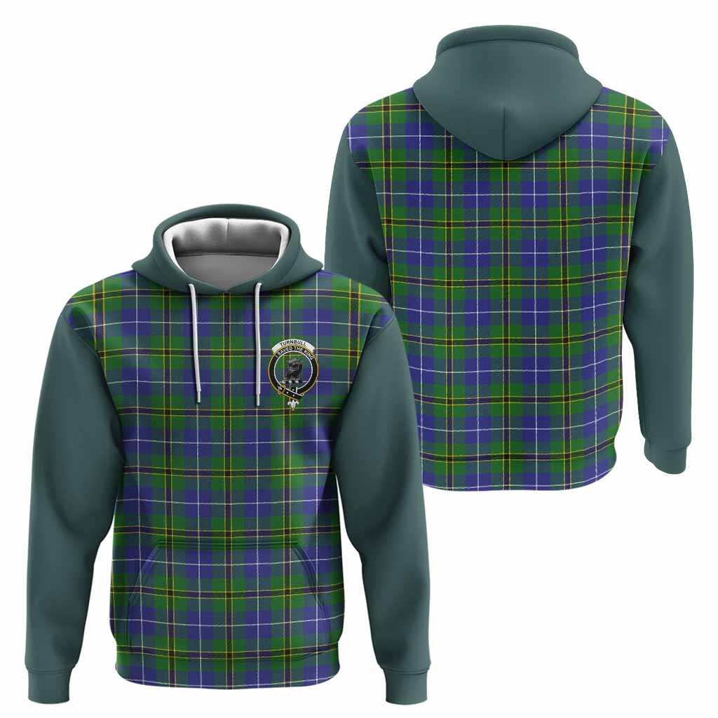 Turnbull Tartan Accent Hoodie with Family Crest