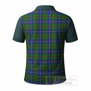 Turnbull Tartan Accent Polo Shirt with Family Crest