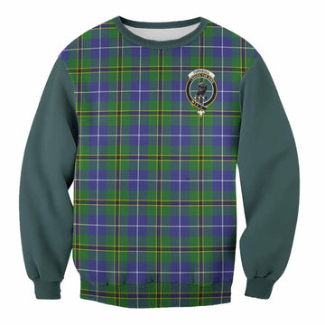 Turnbull Tartan Accent Sweatshirt with Family Crest