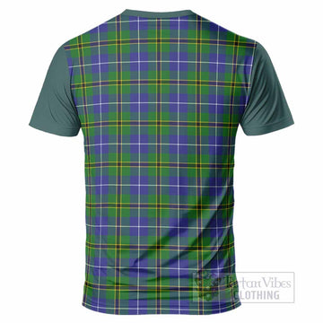Turnbull Tartan Accent T-Shirt with Family Crest