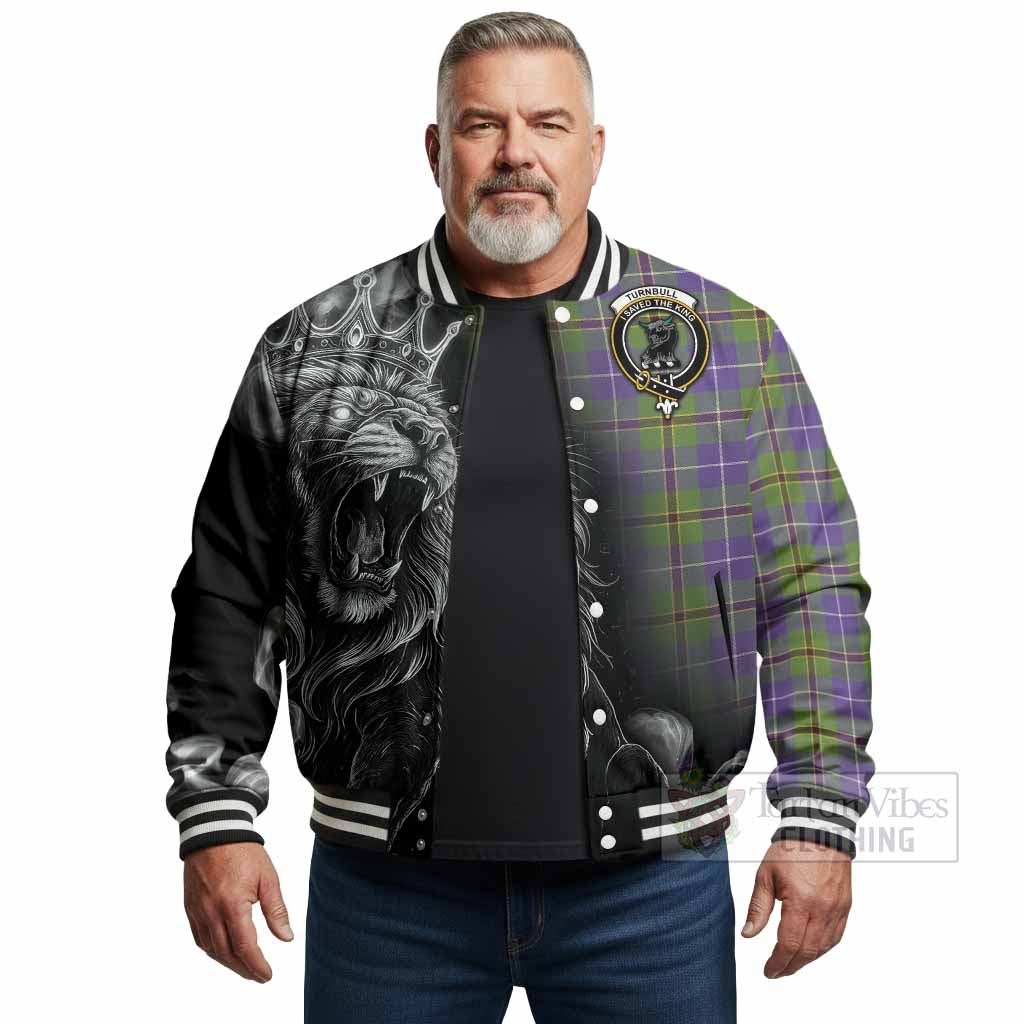 Turnbull Tartan Baseball Jacket Roaring Lion Heritage