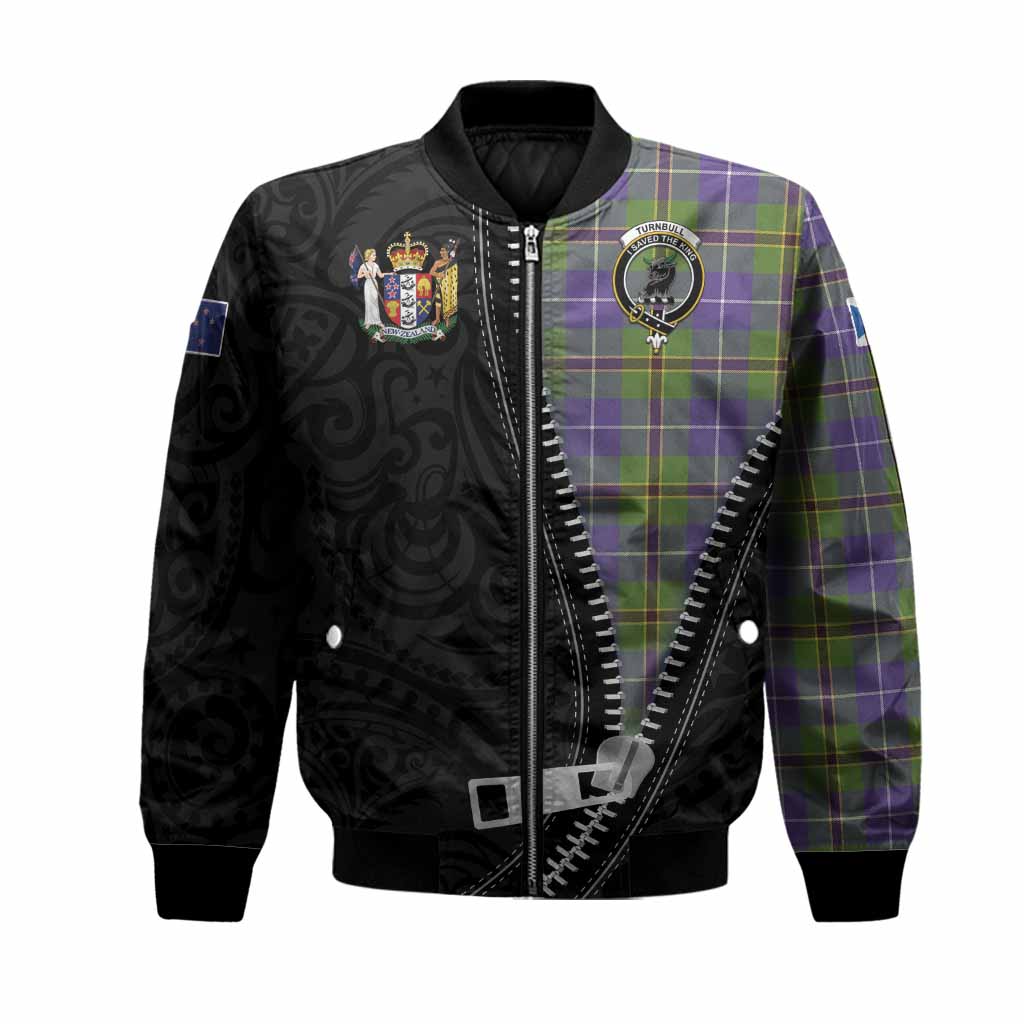 Turnbull Tartan Bomber Jacket New Zealand Pattern Unique Zipper Stylized