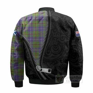 Turnbull Tartan Bomber Jacket New Zealand Pattern Unique Zipper Stylized