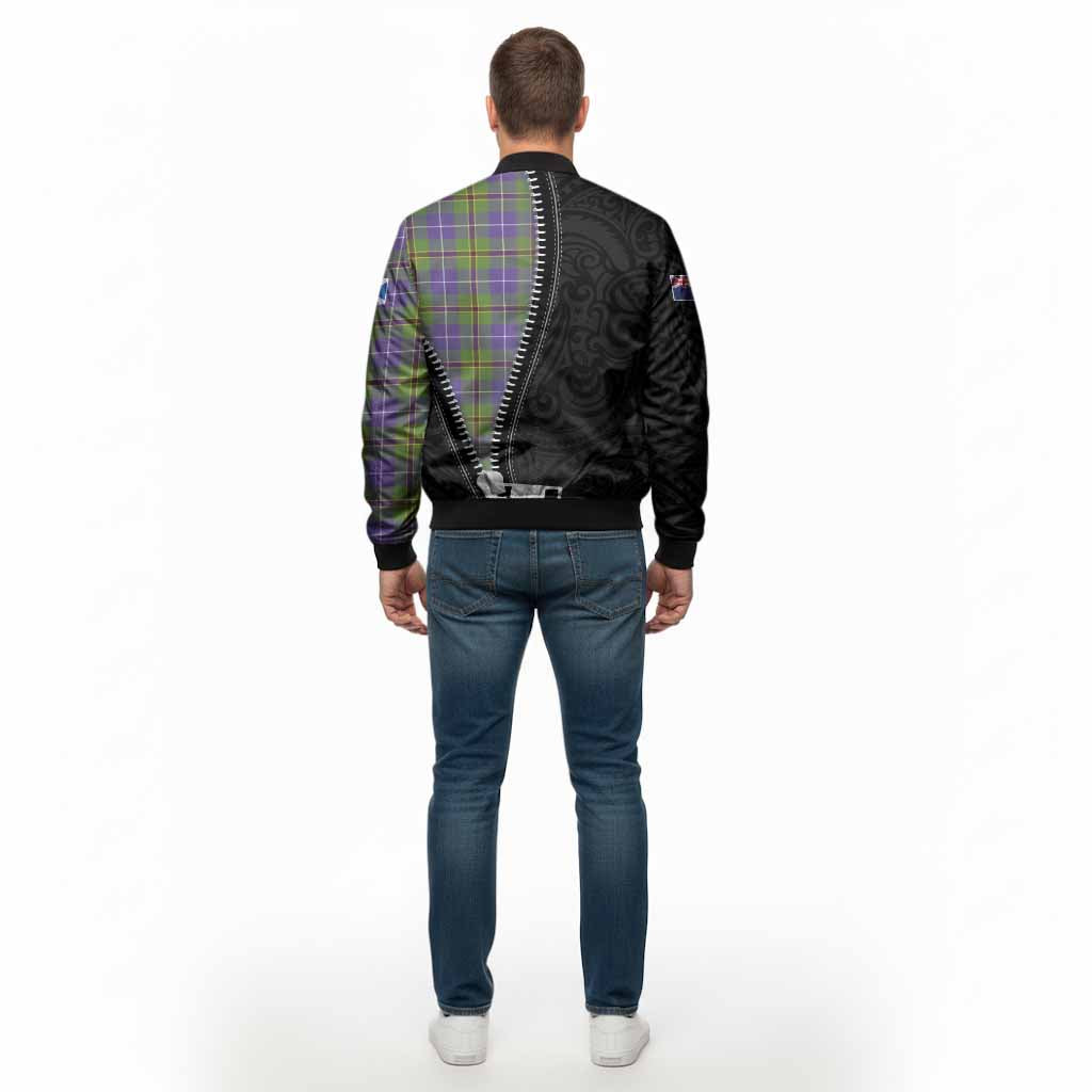Turnbull Tartan Bomber Jacket New Zealand Pattern Unique Zipper Stylized
