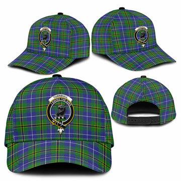 Turnbull Tartan Classic Cap with Family Crest
