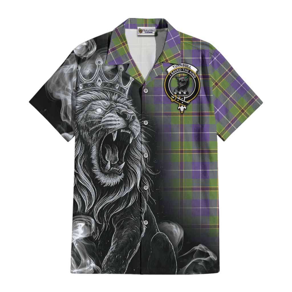Turnbull Tartan Cotton Hawaiian Shirt Roaring Lion Heritage