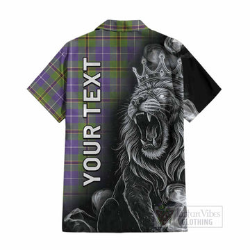Turnbull Tartan Cotton Hawaiian Shirt Roaring Lion Heritage