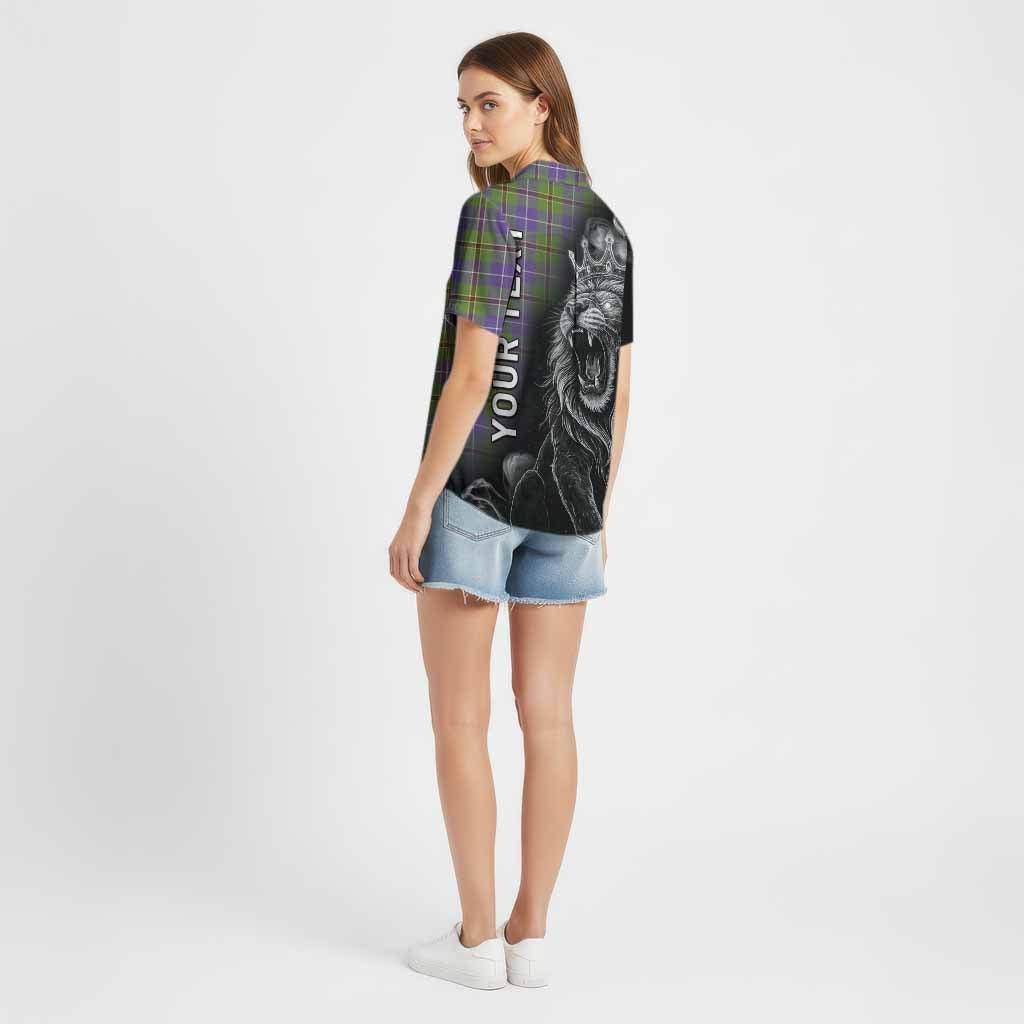 Turnbull Tartan Cotton Hawaiian Shirt Roaring Lion Heritage