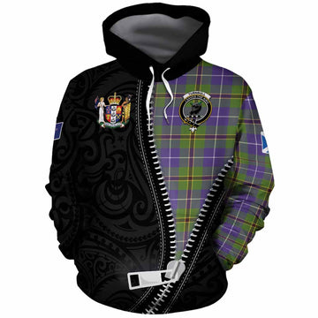 Turnbull Tartan Cotton Hoodie New Zealand Pattern Unique Zipper Stylized
