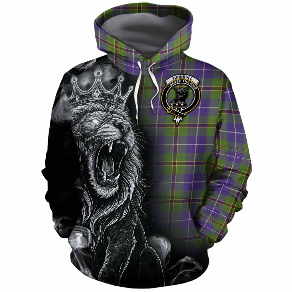 Turnbull Tartan Cotton Hoodie Roaring Lion Heritage