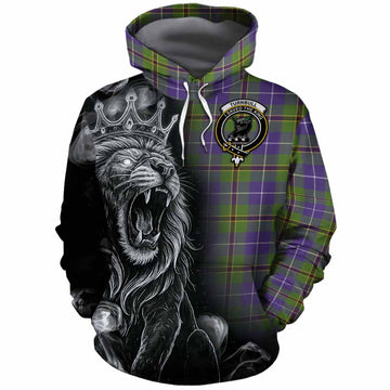 Turnbull Tartan Cotton Hoodie Roaring Lion Heritage