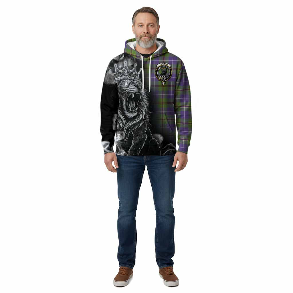 Turnbull Tartan Cotton Hoodie Roaring Lion Heritage