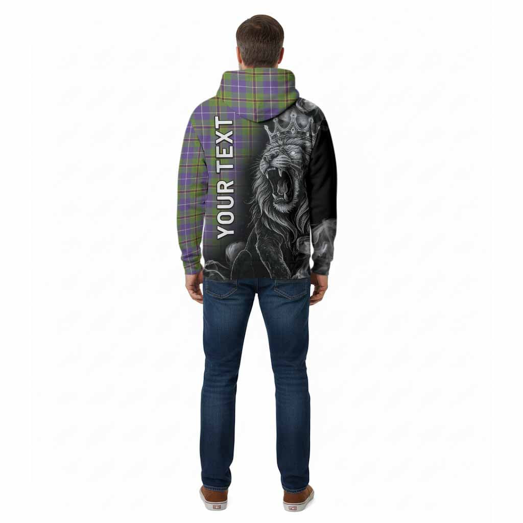 Turnbull Tartan Cotton Hoodie Roaring Lion Heritage