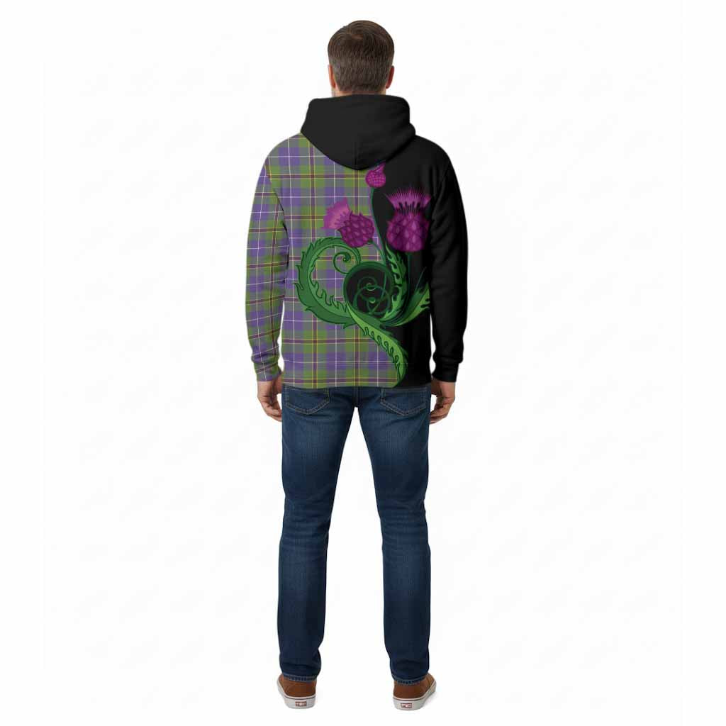 Turnbull Tartan Cotton Hoodie Traditional Scottish Thistle