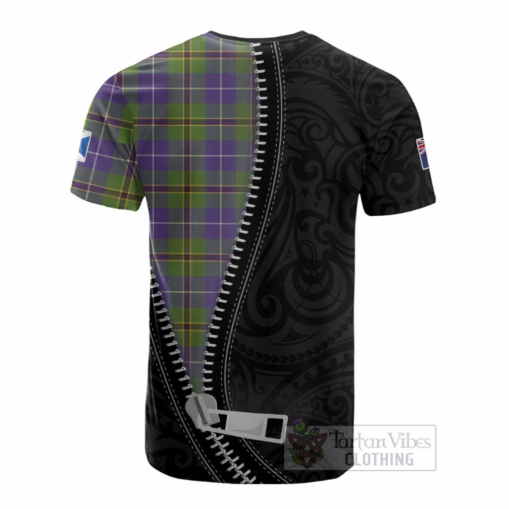 Turnbull Tartan Cotton T-shirt New Zealand Pattern Unique Zipper Stylized