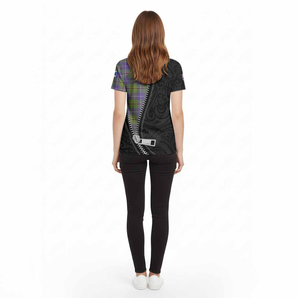 Turnbull Tartan Cotton T-shirt New Zealand Pattern Unique Zipper Stylized