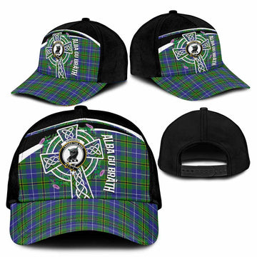 Turnbull Tartan Crest Classic Cap Scottish Thistle Celtic Cross Alba Gu Brath