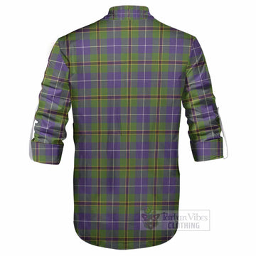 Turnbull Tartan Crest Ghillie Shirt Ferocious Lion Style