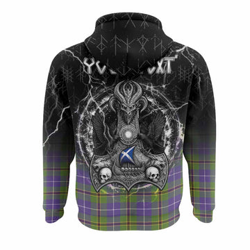 Turnbull Tartan Crest Hoodie Celtic Odin's Raven Legacy