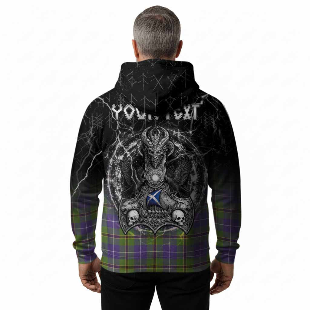 Turnbull Tartan Crest Hoodie Celtic Odin's Raven Legacy