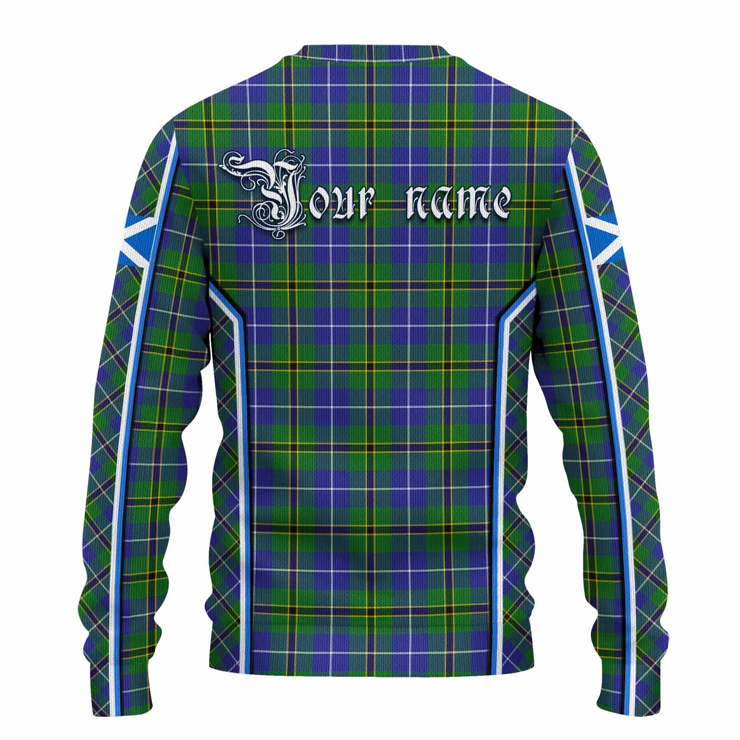 Turnbull Tartan Crest Knitted Sweater Scotland Coat of Arm Flag Style - Tartan Vibes Clothing
