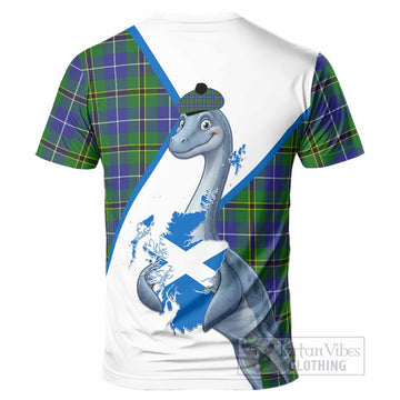 Turnbull Tartan Crest Loch Ness Monster T-Shirt Nessie Scottish Map Tha Gradh Agam Air Alba