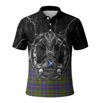 Turnbull Tartan Crest Polo Shirt Celtic Odin's Raven Legacy