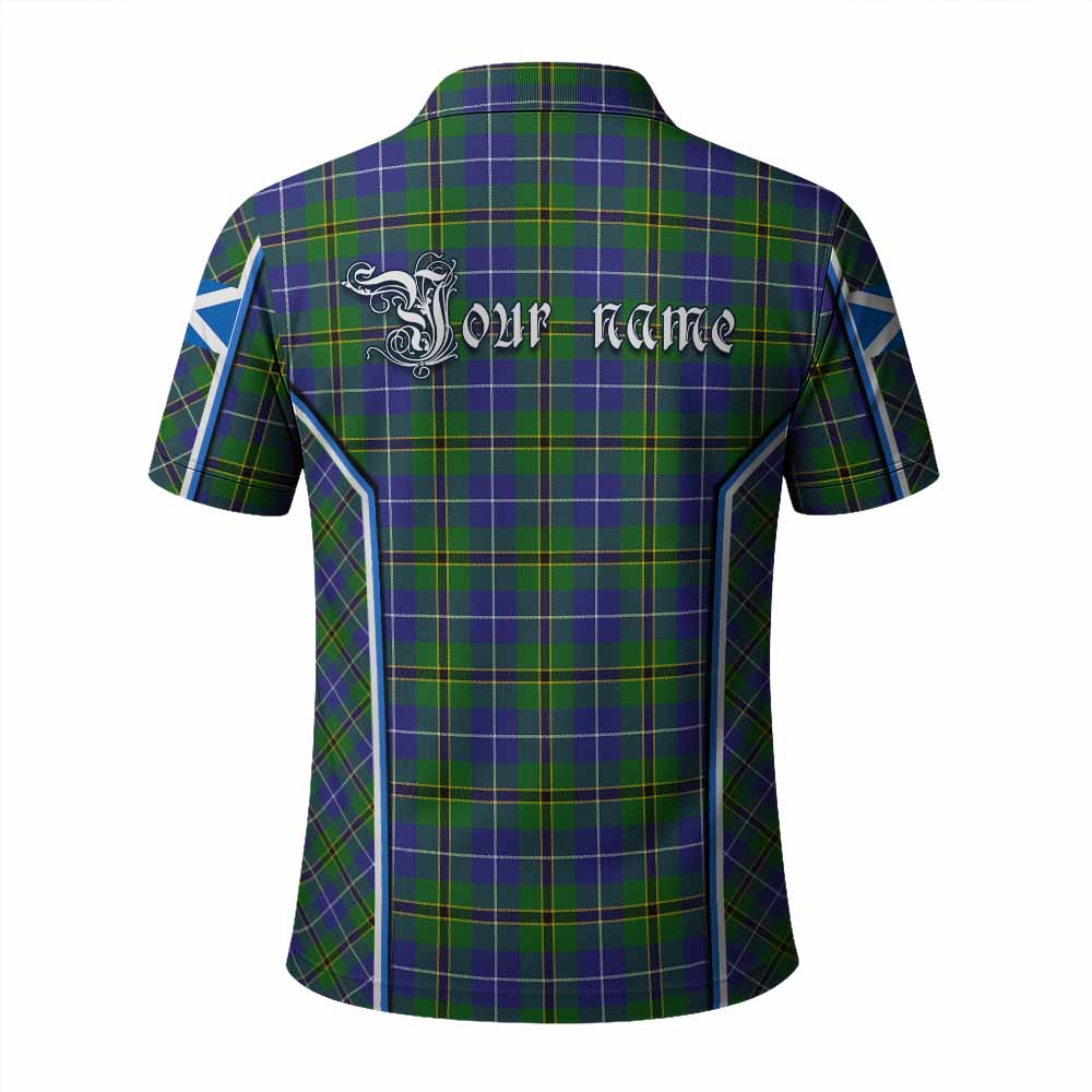 Turnbull Tartan Crest Polo Shirt Scotland Coat of Arm Flag Style - Tartan Vibes Clothing