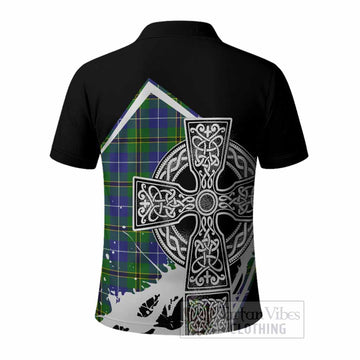 Turnbull Tartan Crest Polo Shirt Scottish Celtic Cross Heritage - Tartan Vibes Clothing