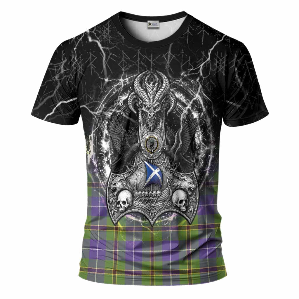 Turnbull Tartan Crest T-Shirt Celtic Odin's Raven Legacy