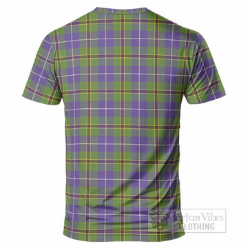 Turnbull Tartan Crest T-Shirt Ferocious Lion Style