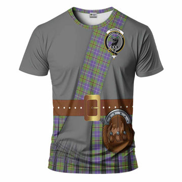 Turnbull Tartan Crest T-Shirt Kilt Costume Style