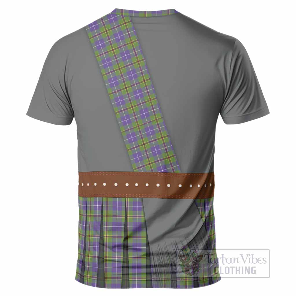 Turnbull Tartan Crest T-Shirt Kilt Costume Style