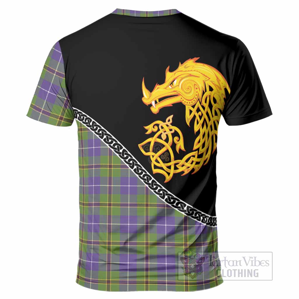 Turnbull Tartan Crest T-Shirt Legendary Dragon Knot Half Style