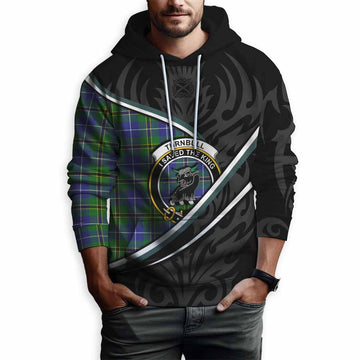 Turnbull Tartan Family Crest Hoodie Celtic Scottish Thistle Floral