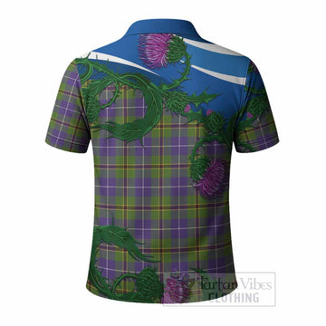 Turnbull Tartan Family Crest Polo Shirt Thistle in Minimalism