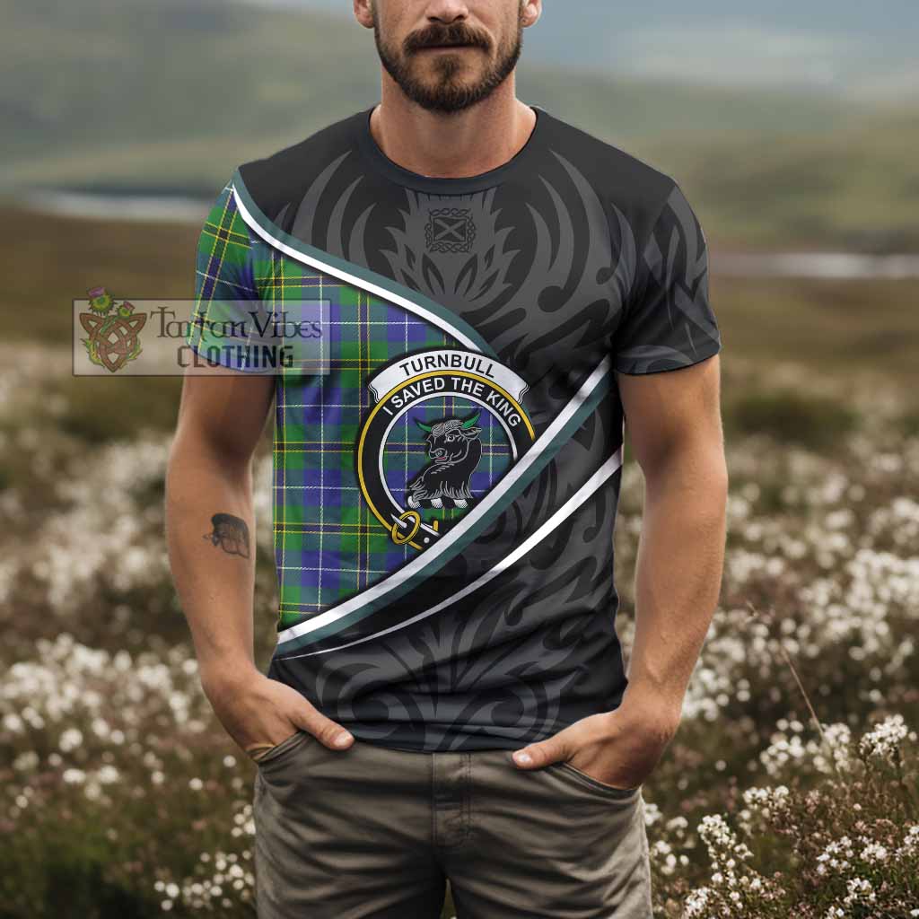 Turnbull Tartan Family Crest T-shirt Celtic Scottish Thistle Floral - Tartan Vibes Clothing
