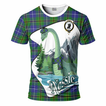 Turnbull Tartan Family Crest T-Shirt Nessie Scottish Loch Ness Monster