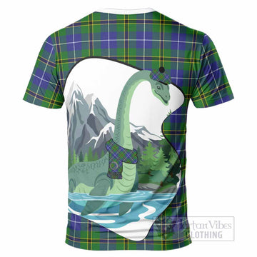 Turnbull Tartan Family Crest T-Shirt Nessie Scottish Loch Ness Monster